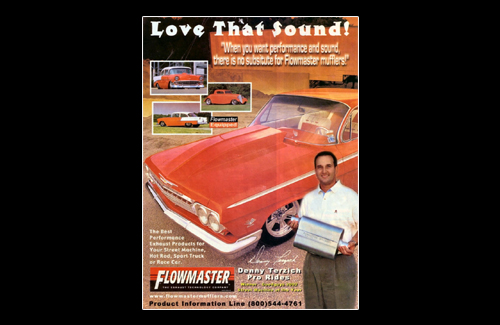 Magazine cover feature of a car on Radir wheels