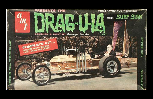 Dragula, the Munster Koach dragster, fitted with Radir wheels