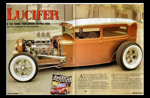 Lucifer show car fitted with Radir wheels
