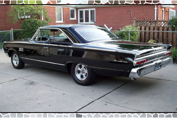 Black 1963 Mercury Marauder two-door hardtop on Radir wheels